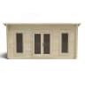 Forest Elmley Log Cabin Double Glazed 5.0m x 3.0m with 24kg Polyester Felt & Underlay