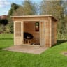 Forest Harwood Log Cabin 3.0m x 2.0m with 34kg Felt & Underlay