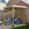 Forest Modular Pergola with 2 Side Panel Pack 2045 x 1970 x 1970mm