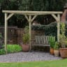 Forest Slatted Corner Pergola 2130 x 2940 x 1470mm