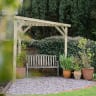 Forest Slatted Corner Pergola 2130 x 2940 x 1470mm