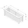 Forest Cambridge Planter 500 x 1500 x 500mm