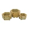 Forest York Hexagonal Planter Set of 3