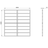 Forest Shed Base for Forest Overlap Sheds 10 x 10ft