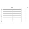 Forest Shed Base for Forest Overlap and Shiplap Sheds 12 x 8ft