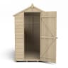 Forest Overlap Pressure Treated Apex Shed with 4 Windows 6 x 4ft