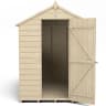 Forest Overlap Pressure Treated Apex Shed with Windows 7 x 5ft