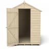 Forest Overlap Pressure Treated Apex Shed without Windows 7 x 5ft