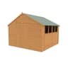 Forest Shiplap Dip Treated Double Door Apex Shed 10 x 10ft