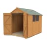 Forest Shiplap Dip Treated Double Door Apex Shed 8 x 6ft