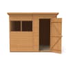 Forest Shiplap Dip Treated Pent Shed 8 x 6ft