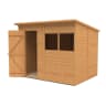Forest Shiplap Dip Treated Pent Shed 8 x 6ft
