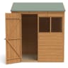 Forest Shiplap Dip Treated Reverse Apex Shed 6 x 4ft