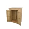 Forest Shiplap Pressure Treated Pent Garden Store 1320 x 1080 x 550mm