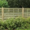 Forest Pressure Treated Decorative Kyoto Fence Panel 1.8m x 1.2m Pack of 4