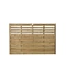 Forest Pressure Treated Decorative Kyoto Fence Panel 6ft x 4ft (1.8m x 1.2m) Pack of 4