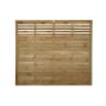 Forest Pressure Treated Decorative Kyoto Fence Panel 1.8m x 1.5m Pack of 3