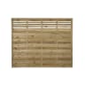 Forest Pressure Treated Decorative Kyoto Fence Panel 6ft x 5ft (1.8m x 1.5m) Pack of 5