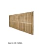 Forest Pressure Treated Closeboard Fence Panel 1.83m x 0.93m Pack of 3