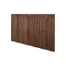 Forest Pressure Treated Closeboard Fence Panel 1.83m x 1.23m Brown Pack of 3