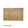 Forest Pressure Treated Closeboard Fence Panel 6ft x 4ft (1.83m x 1.23m) Pack of 3