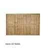 Forest Pressure Treated Closeboard Fence Panel 1.83m x 1.23m Pack of 3