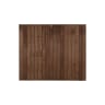 Forest Pressure Treated Closeboard Fence Panel 6ft x 5'6ft (1.83m x 1.68m) Brown Pack of 5