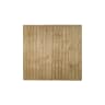 Forest Pressure Treated Closeboard Fence Panel 6ft x 5'6ft (1.83m x 1.68m) Pack of 5