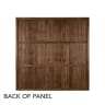 Forest Pressure Treated Closeboard Fence Panel 1.83m x 1.85m Brown Pack of 3