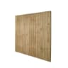 Forest Pressure Treated Closeboard Fence Panel 1.83m x 1.85m Pack of 5