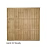 Forest Pressure Treated Closeboard Fence Panel 6ft x 6ft (1.83m x 1.85m) Pack of 5