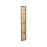 Forest Pressure Treated Vertical Slatted Screen 1ft x 6ft (0.3m x 1.83m) Pack of 4