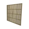 Forest Pressure Treated Vertical Slatted Screen 6ft x 6ft (1.8m x 1.8m) Pack of 3