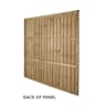 Forest Closeboard Fence Panel 6ft x 6ft (1.83m x 1.85m)