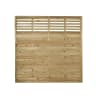 Forest Pressure Treated Decorative Kyoto Fence Panel 1.8 x 1.8m Pack of 4