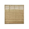 Forest Pressure Treated Decorative Kyoto Fence Panel 6ft x 6ft (1.8m x 1.8m) Pack of 5