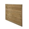 Forest Pressure Treated Decorative Europa Plain Fence Panel 1.8 x 1.5m Pack of 3