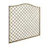 Forest Pressure Treated Decorative Europa Hamburg Garden Screen 1.8 x 1.8m Pack of 3