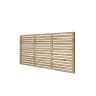 Forest Pressure Treated Contemporary Slatted Fence Panel 1.8m x 0.9m Pack of 3