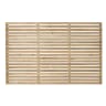Forest Pressure Treated Contemporary Slatted Fence Panel 6ft x 4ft (1.8m x 1.2m) Pack of 4