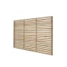 Forest Pressure Treated Contemporary Slatted Fence Panel 6ft x 4ft (1.8m x 1.2m) Pack of 4