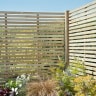 Forest Pressure Treated Contemporary Slatted Fence Panel 1.8m x 1.5m Pack of 4