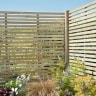 Forest Pressure Treated Contemporary Slatted Fence Panel 1.8m x 1.5m Pack of 5