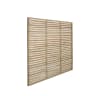 Forest Pressure Treated Contemporary Slatted Fence Panel 1.8m x 1.8m Pack of 3