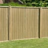 Forest Pressure Treated Vertical Tongue & Groove Fence Panel 6ft x 5ft (1.83m x 1.52m) Pack of 4