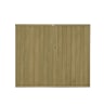 Forest Pressure Treated Vertical Tongue & Groove Fence Panel 6ft x 5ft (1.83m x 1.52m) Pack of 4