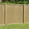 Forest Pressure Treated Vertical Tongue & Groove Fence Panel 1.83m x 1.83m Pack of 3