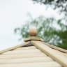 Forest Hexagonal Wooden Garden Gazebo with Timber Roof 4.7m - Installed