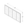Forest Pressure Treated Superlap Fence Panel 6ft x 3ft (1.83m x 0.91m)