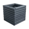 Square Contemporary Planter Black
